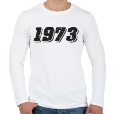 PRINTFASHION 1973 - Férfi hosszú ujjú póló - Fehér