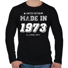 PRINTFASHION 1973 - Férfi hosszú ujjú póló - Fekete férfi póló