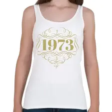 PRINTFASHION 1973 - Női atléta - Fehér női trikó