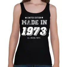 PRINTFASHION 1973 - Női atléta - Fekete női trikó
