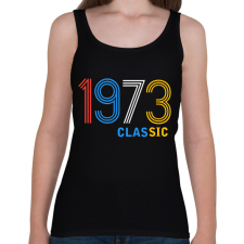 PRINTFASHION 1973 - Női atléta - Fekete női trikó