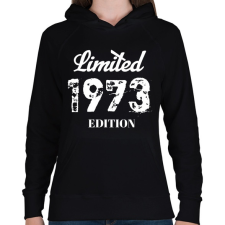 PRINTFASHION 1973 - Női kapucnis pulóver - Fekete női pulóver, kardigán