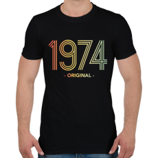 PRINTFASHION 1974 - Férfi póló - Fekete