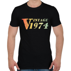 PRINTFASHION 1974 - Férfi póló - Fekete