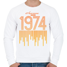 PRINTFASHION 1974 - Férfi pulóver - Fehér férfi pulóver, kardigán