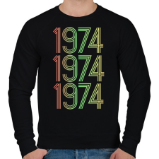 PRINTFASHION 1974 - Férfi pulóver - Fekete férfi pulóver, kardigán