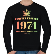 PRINTFASHION 1974 - Férfi pulóver - Fekete férfi pulóver, kardigán