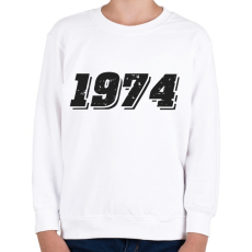 PRINTFASHION 1974 - Gyerek pulóver - Fehér