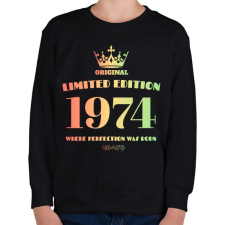 PRINTFASHION 1974 - Gyerek pulóver - Fekete gyerek pulóver, kardigán
