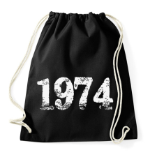 PRINTFASHION 1974 - Sportzsák, Tornazsák - Fekete tornazsák