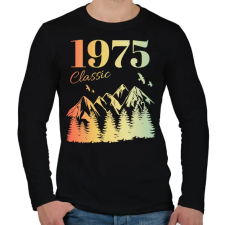 PRINTFASHION 1975 - Férfi hosszú ujjú póló - Fekete férfi póló