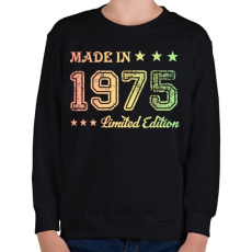 PRINTFASHION 1975 - Gyerek pulóver - Fekete