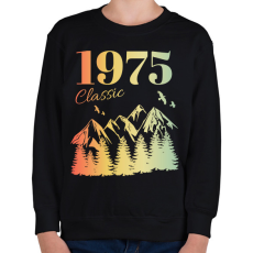 PRINTFASHION 1975 - Gyerek pulóver - Fekete