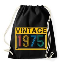 PRINTFASHION 1975 - Sportzsák, Tornazsák - Fekete tornazsák