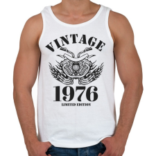 PRINTFASHION 1976 - Férfi atléta - Fehér atléta, trikó