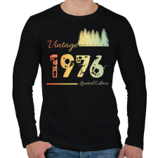 PRINTFASHION 1976 - Férfi hosszú ujjú póló - Fekete férfi póló