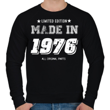 PRINTFASHION 1976 - Férfi pulóver - Fekete férfi pulóver, kardigán