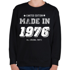 PRINTFASHION 1976 - Gyerek pulóver - Fekete