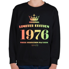 PRINTFASHION 1976 - Gyerek pulóver - Fekete