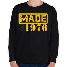 PRINTFASHION 1976 - Gyerek pulóver - Fekete