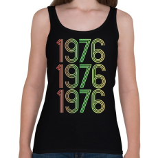 PRINTFASHION 1976 - Női atléta - Fekete