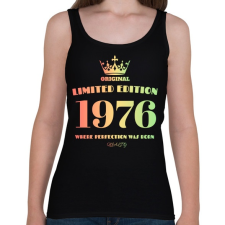 PRINTFASHION 1976 - Női atléta - Fekete női trikó