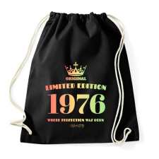 PRINTFASHION 1976 - Sportzsák, Tornazsák - Fekete tornazsák