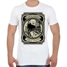 PRINTFASHION 1976 Velem ne szórakozz - Férfi póló - Fehér