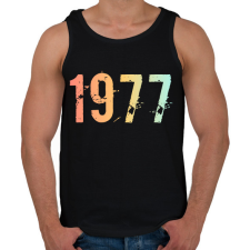PRINTFASHION 1977 - Férfi atléta - Fekete atléta, trikó