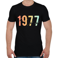 PRINTFASHION 1977 - Férfi póló - Fekete