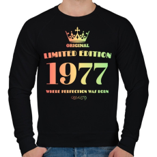 PRINTFASHION 1977 - Férfi pulóver - Fekete