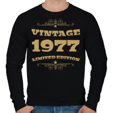 PRINTFASHION 1977 - Férfi pulóver - Fekete