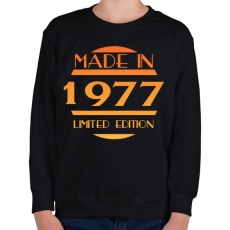 PRINTFASHION 1977 - Gyerek pulóver - Fekete
