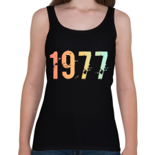 PRINTFASHION 1977 - Női atléta - Fekete női trikó