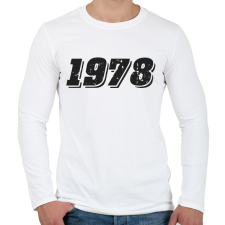 PRINTFASHION 1978 - Férfi hosszú ujjú póló - Fehér férfi póló