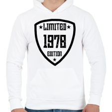 PRINTFASHION 1978 - Férfi kapucnis pulóver - Fehér férfi pulóver, kardigán