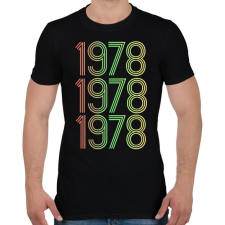 PRINTFASHION 1978 - Férfi póló - Fekete férfi póló