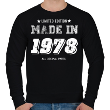 PRINTFASHION 1978 - Férfi pulóver - Fekete férfi pulóver, kardigán