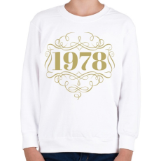 PRINTFASHION 1978 - Gyerek pulóver - Fehér