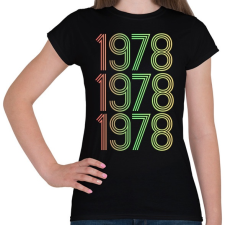 PRINTFASHION 1978 - Női póló - Fekete női póló