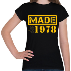 PRINTFASHION 1978 - Női póló - Fekete