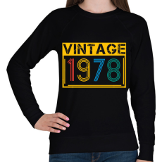 PRINTFASHION 1978 - Női pulóver - Fekete