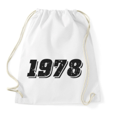 PRINTFASHION 1978 - Sportzsák, Tornazsák - Fehér tornazsák