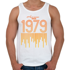PRINTFASHION 1979 - Férfi atléta - Fehér atléta, trikó