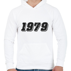 PRINTFASHION 1979 - Férfi kapucnis pulóver - Fehér