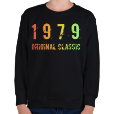 PRINTFASHION 1979 - Gyerek pulóver - Fekete
