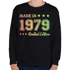 PRINTFASHION 1979 - Gyerek pulóver - Fekete gyerek pulóver, kardigán