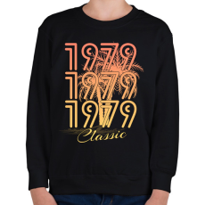 PRINTFASHION 1979 - Gyerek pulóver - Fekete