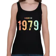 PRINTFASHION 1979 - Női atléta - Fekete női trikó