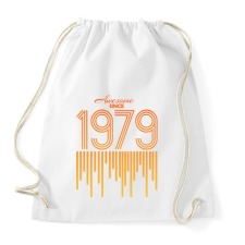 PRINTFASHION 1979 - Sportzsák, Tornazsák - Fehér tornazsák